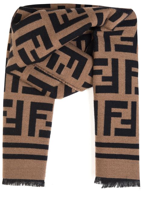 fendi logo silk scarf|Fendi silk scarf for sale.